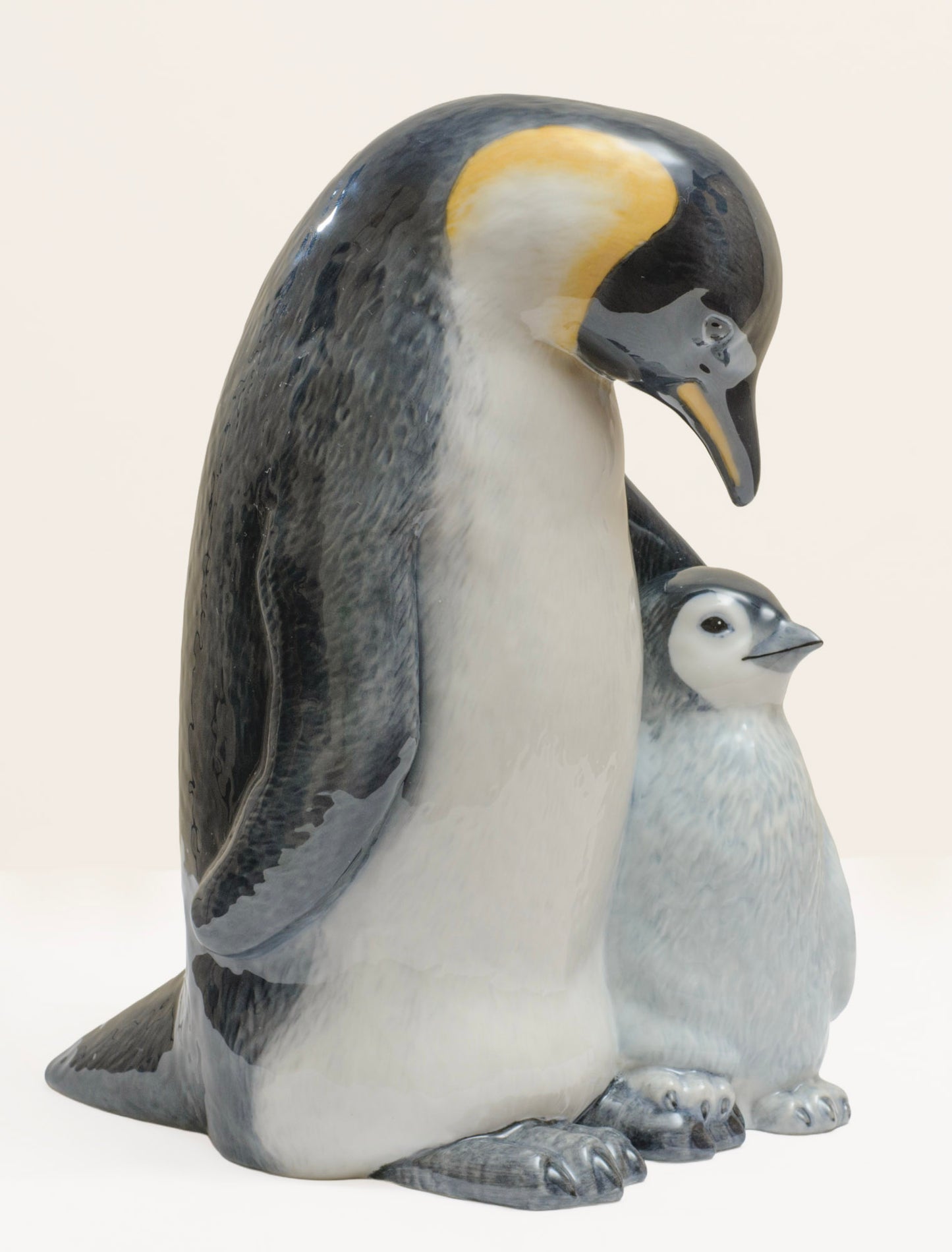 Vintage Royal Copenhagen Penguin & Chick Figure Model 088 (3290)