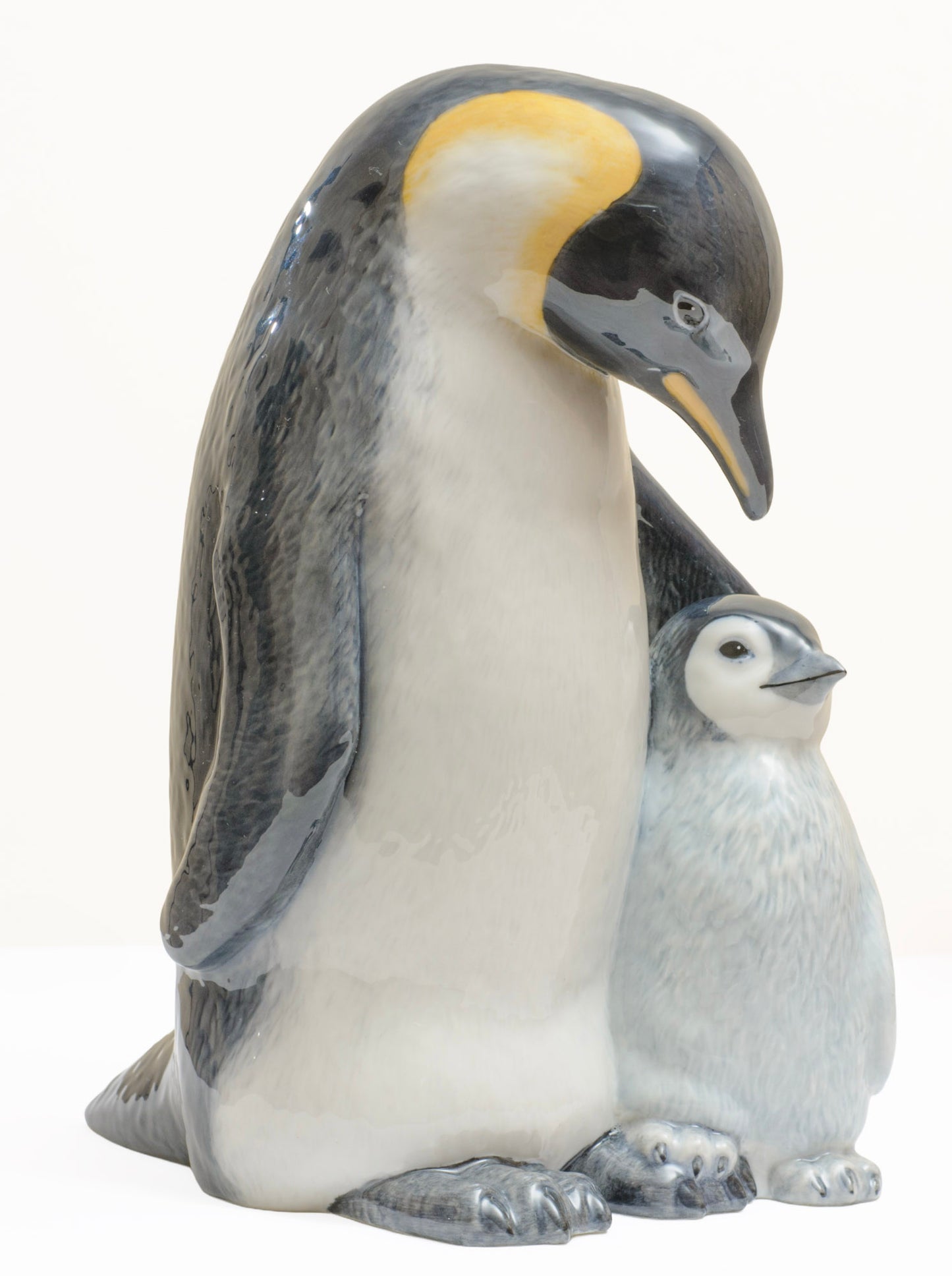 Vintage Royal Copenhagen Penguin & Chick Figure Model 088 (3290)