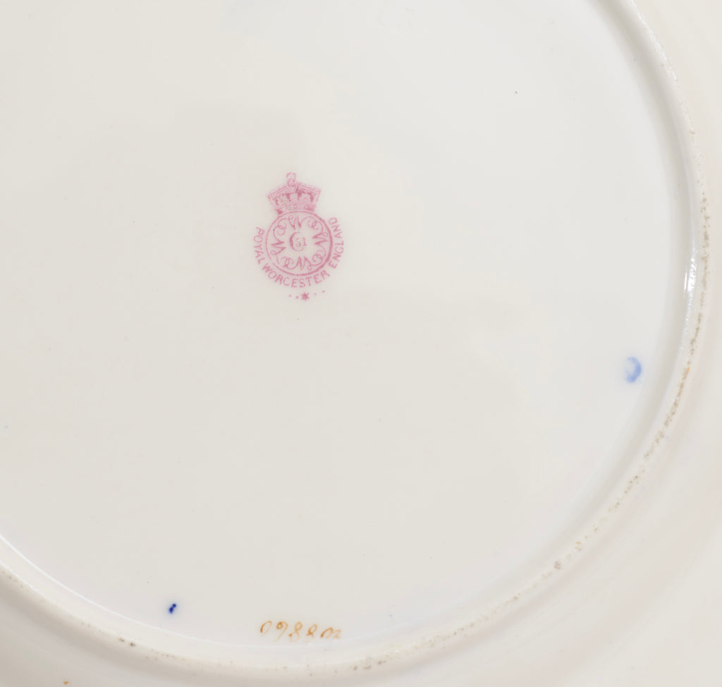 Antique Royal Worcester Hand Painted Fruit Cabinet Plate by Seabright (3291)