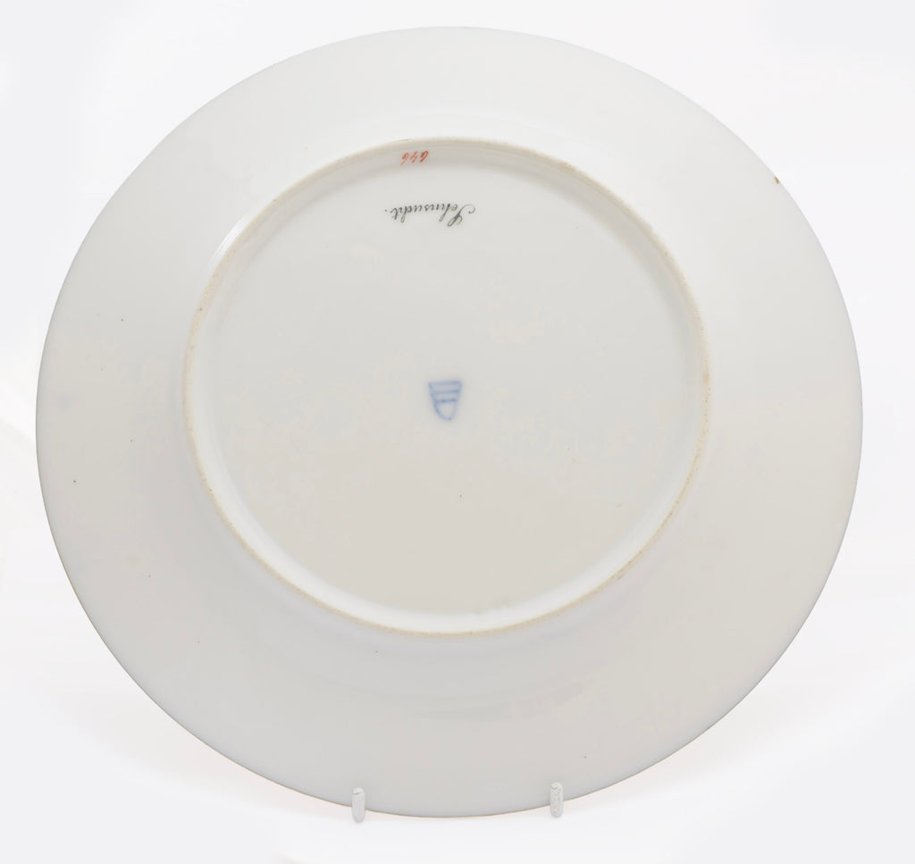 Antique Vienna Porcelain Hand Painted Cabinet Plate Sehnsucht (Longing) (3292)