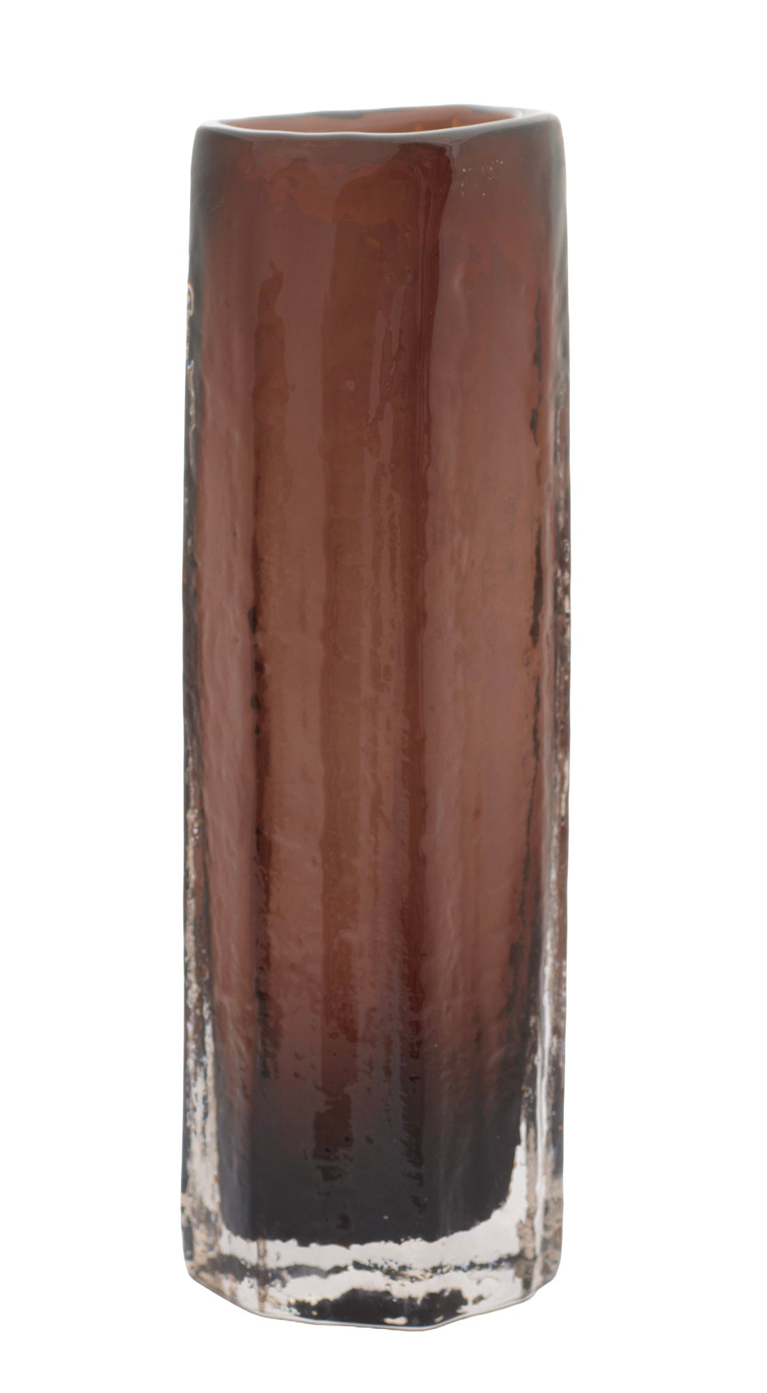 Vintage Whitefriars Cucumber Vase Cinnamon Brown Colourway By Geoffrey Baxter (3294)