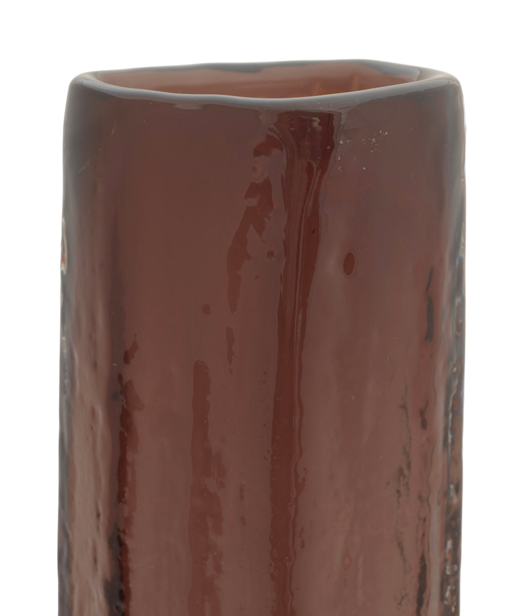 Vintage Whitefriars Cucumber Vase Cinnamon Brown Colourway By Geoffrey Baxter (3294)