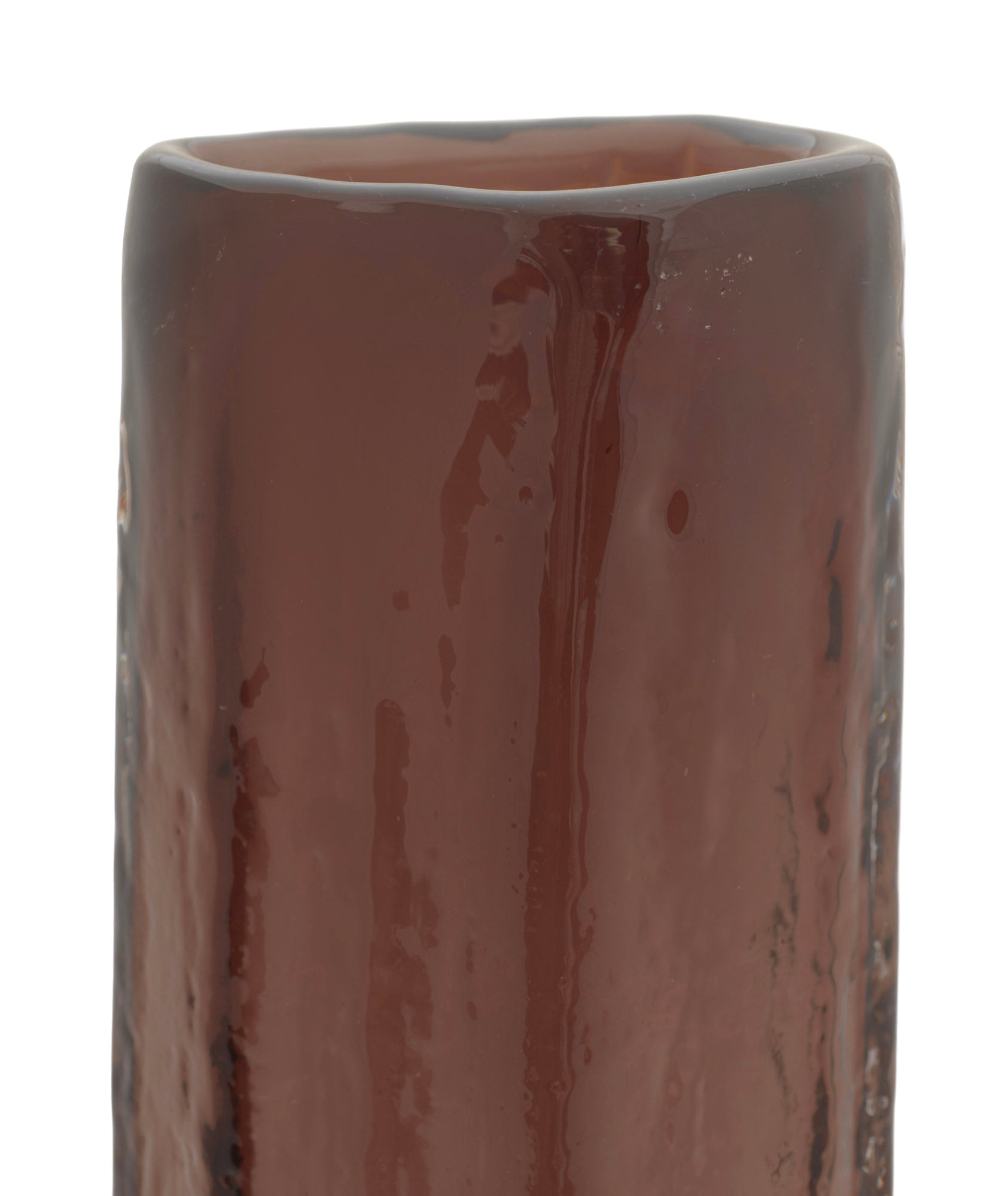 Vintage Whitefriars Cucumber Vase Cinnamon Brown Colourway By Geoffrey Baxter (3294)