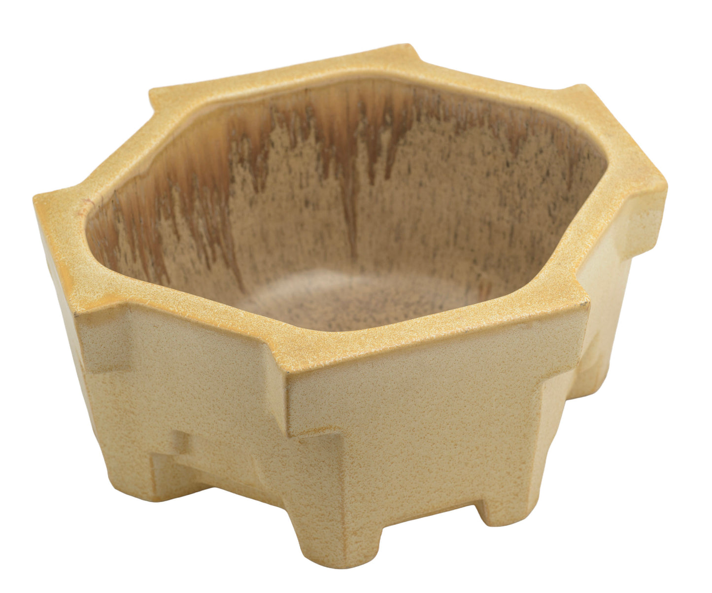 Wescontree Art Pottery Candy Ware Art Deco / Brutalist Planter c.1930 (3348)