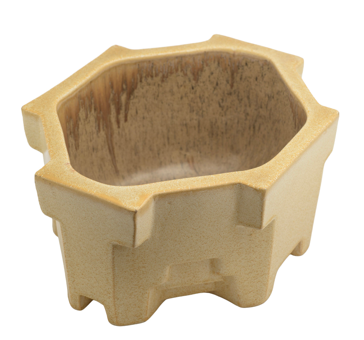 Wescontree Art Pottery Candy Ware Art Deco / Brutalist Planter c.1930 (3348)