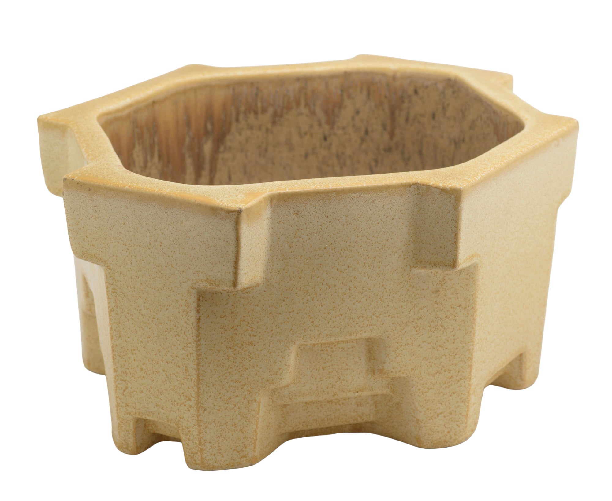 Wescontree Art Pottery Candy Ware Art Deco / Brutalist Planter c.1930 (3348)