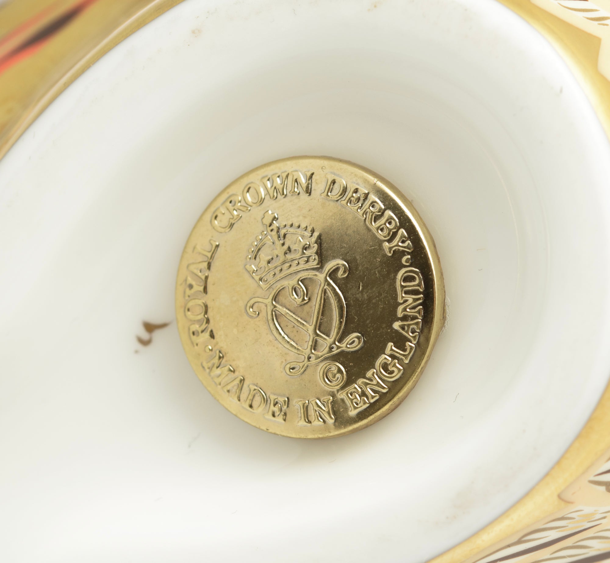 Royal Crown Derby Short Eared Owl Paperweight Gold Stopper Guild Exclusive(3364)