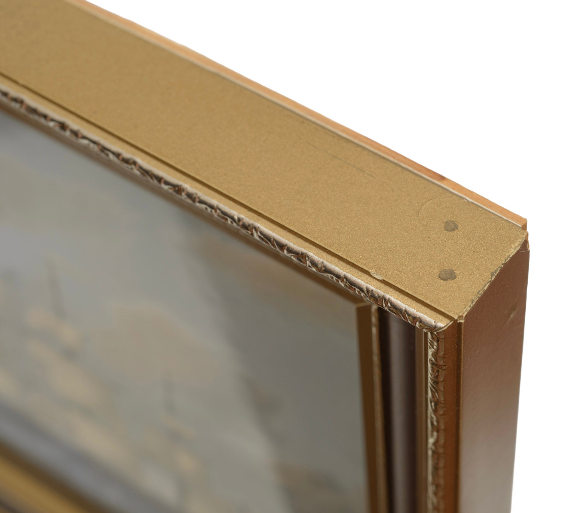 Vintage Wedgwood Dashing Wave plaque - detail of masts and sails against overcast sky