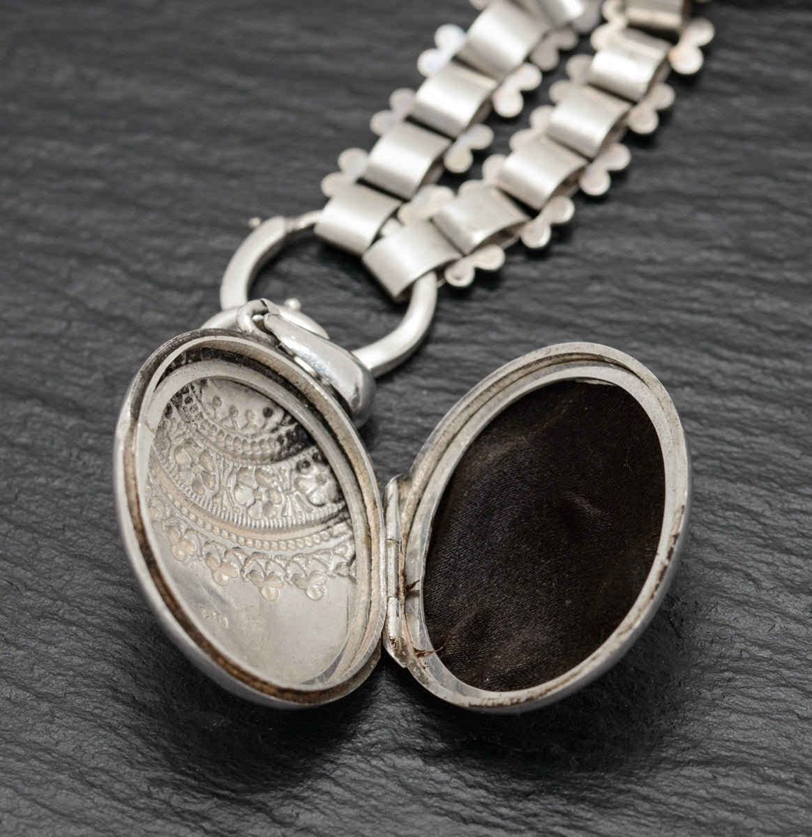 Leoni & Vonk For Francesca! Vintage Sterling Silver Locket Necklace