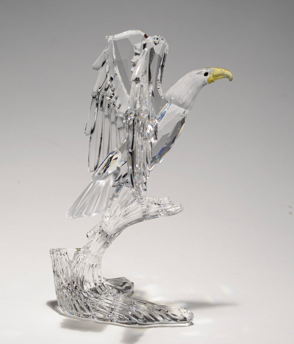 Quality Swarovski Crystal Bald Eagle Figurine With White Box & Cert 248003 (A1724W)