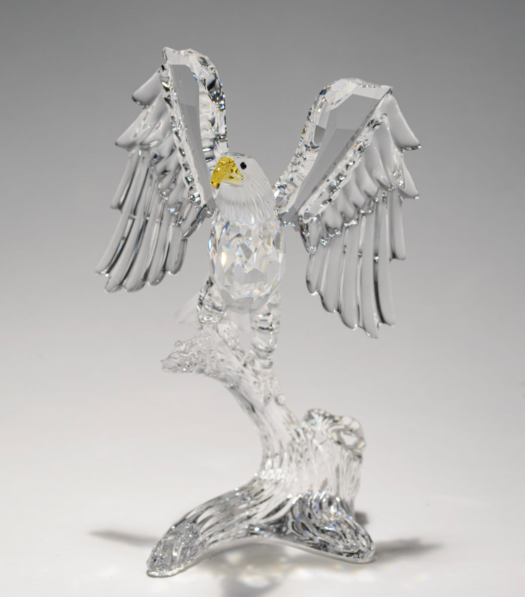Quality Swarovski Crystal Bald Eagle Figurine With White Box & Cert 248003 (A1724W)