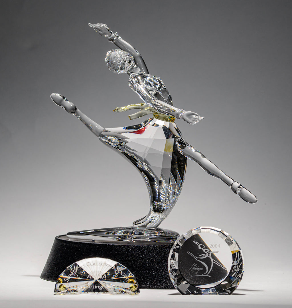 Swarovski Crystal Magic of Dance Anna 2004 | Anton Hirzinger | Complete Set with Stand & Plaque (A1727W)