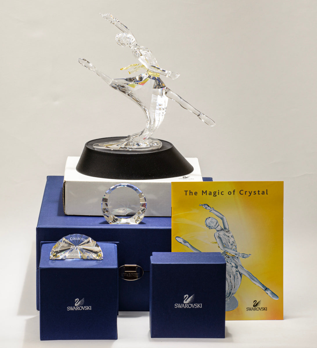 Swarovski Crystal Magic of Dance Anna 2004 | Anton Hirzinger | Complete Set with Stand & Plaque (A1727W)