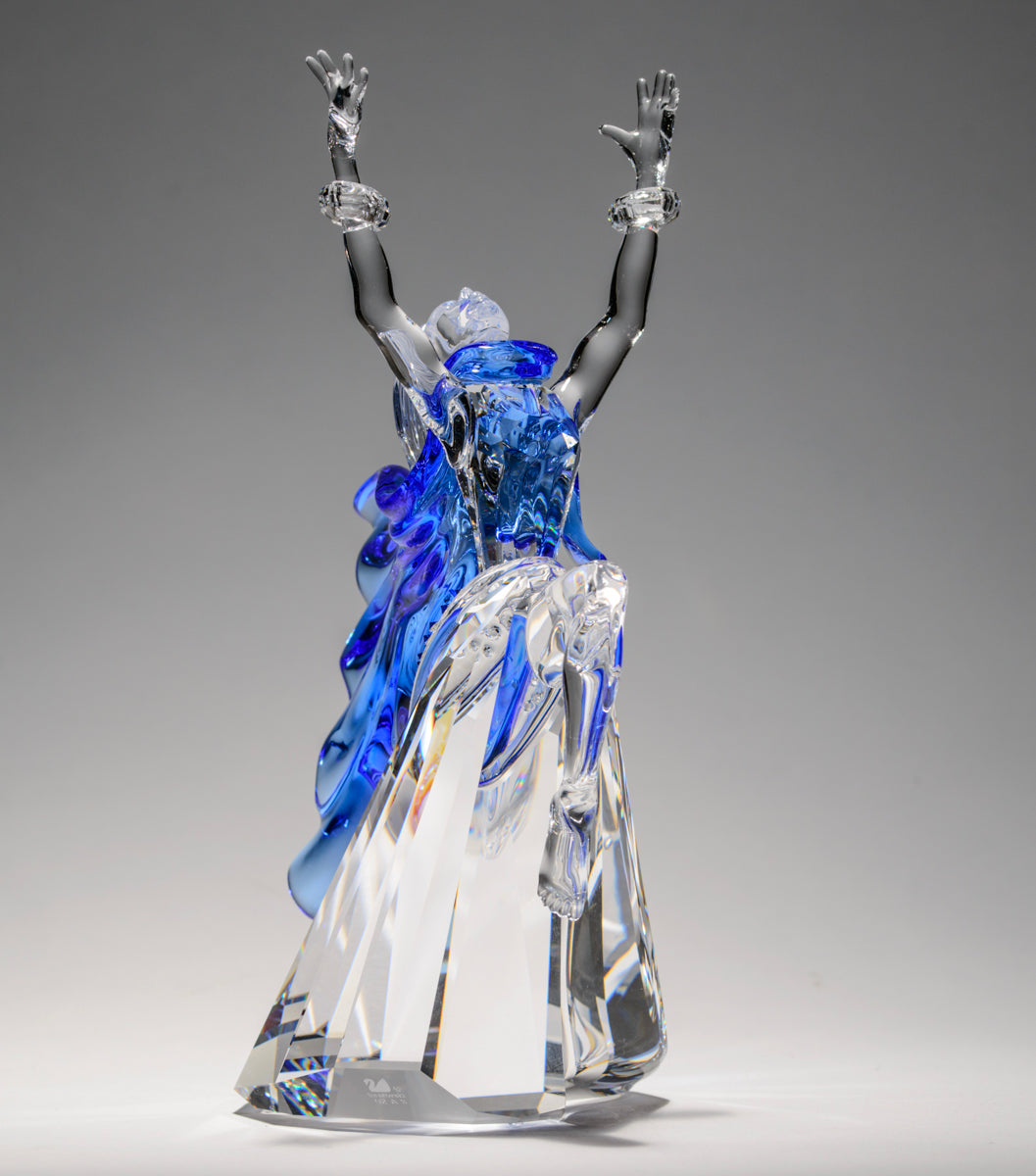 Swarovski Crystal Magic Of Dance Isadora 2002 279648/291129/602383 Stand/Plaque (A1732B)