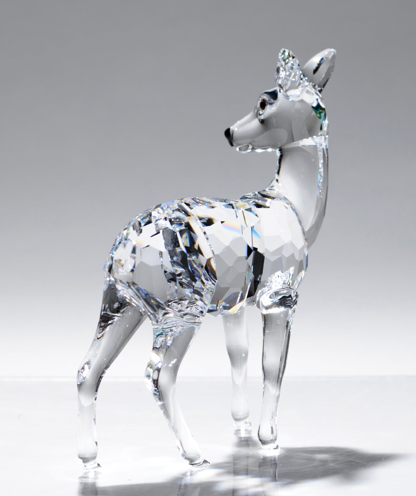 Quality Swarovski Crystal Glass Doe Deer Figure 247963 With Box & Cert (A1857G)