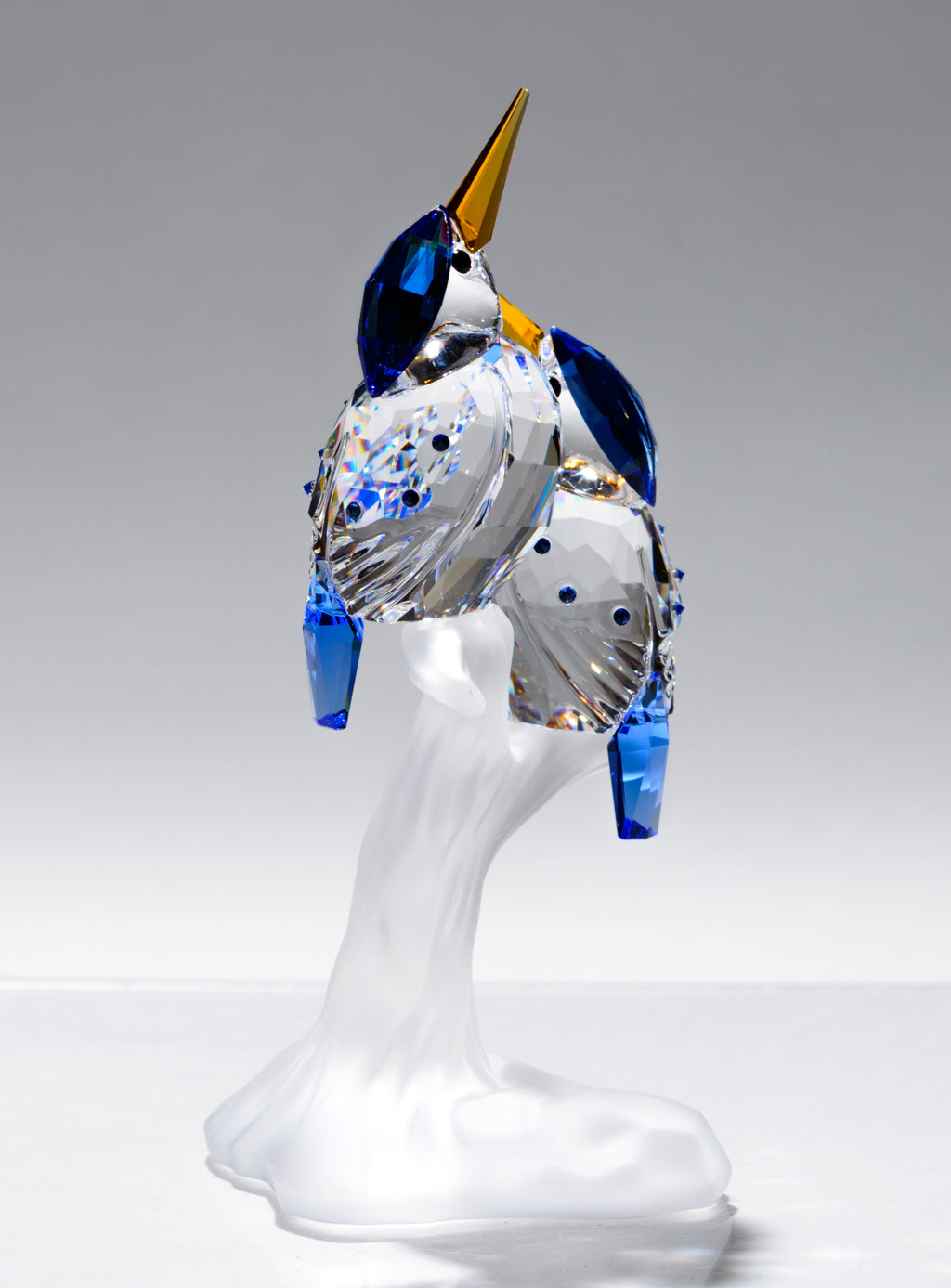 Quality Swarovski Crystal Glass Figure Of Malachite Kingfishers 623323 Boxed (A1858B)