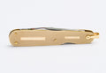 Vintage Combination Pocket Knife / Penknife With 9ct Gold Scales & Sheffield Steel Blades (A2029) J16