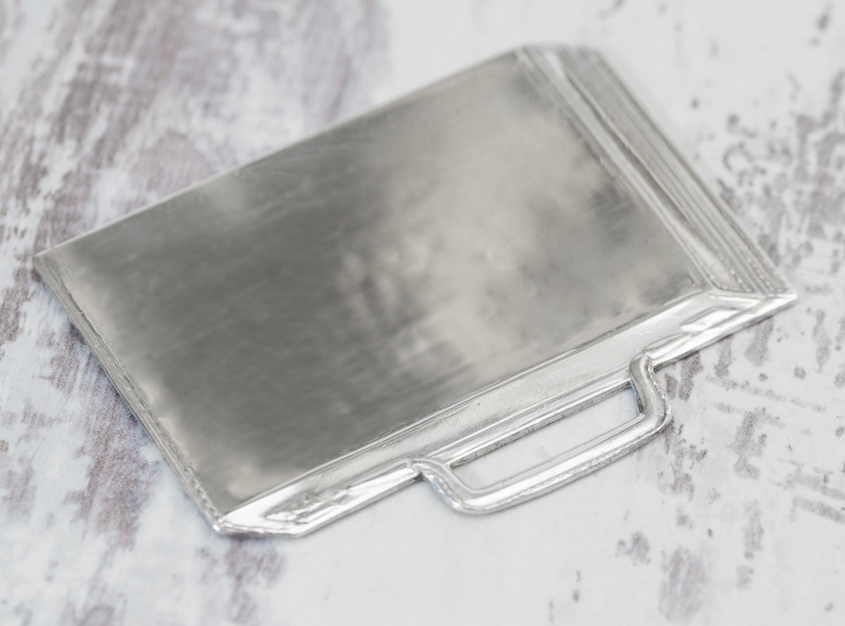 Vintage Sterling Silver Luggage Tab/Label by Webster (A2045)