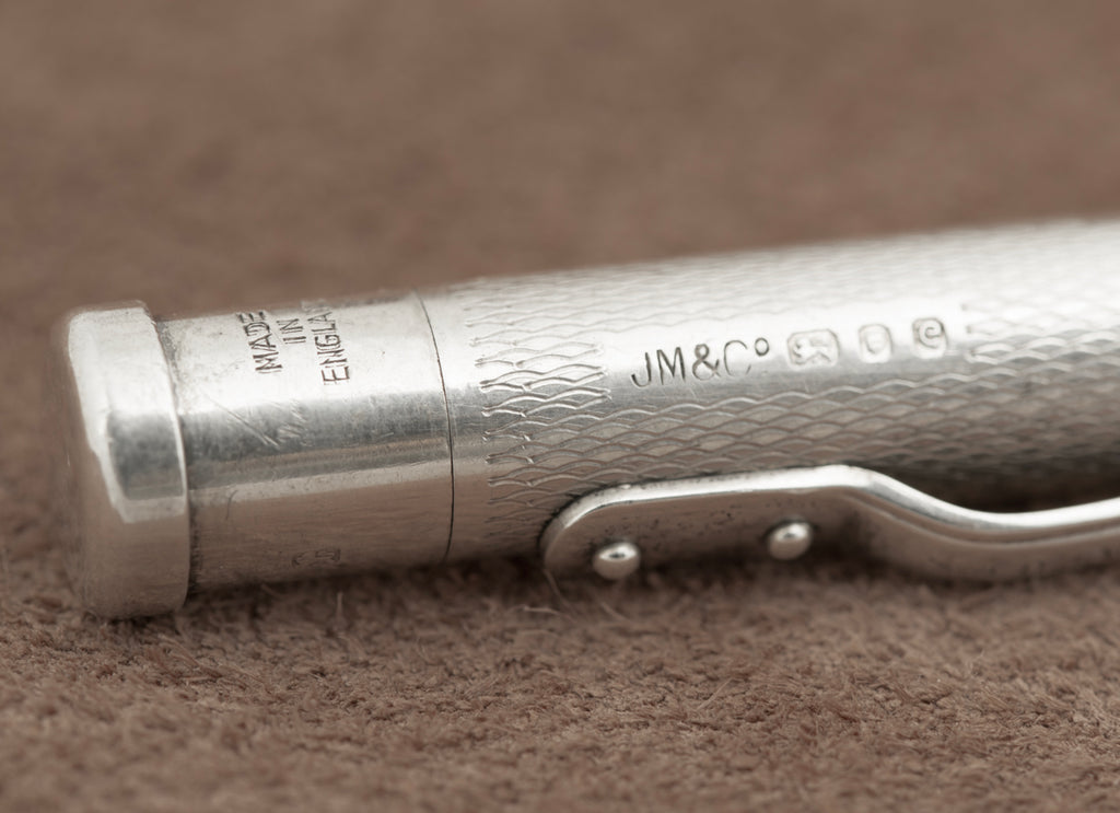 Vintage Sterling Silver Yard O Lette Mechanical Propelling Pencil Hallmarked 1960 (B2268)