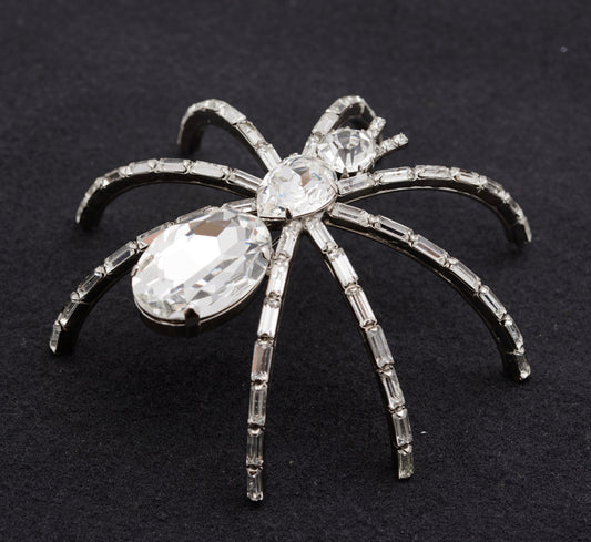 Vintage Butler & Wilson Iconic Large Spider Shoulder Brooch Pin - Boxed (B2460)