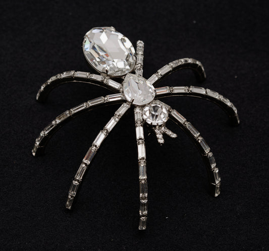 Vintage Butler & Wilson Iconic Large Spider Shoulder Brooch Pin - Boxed (B2460)