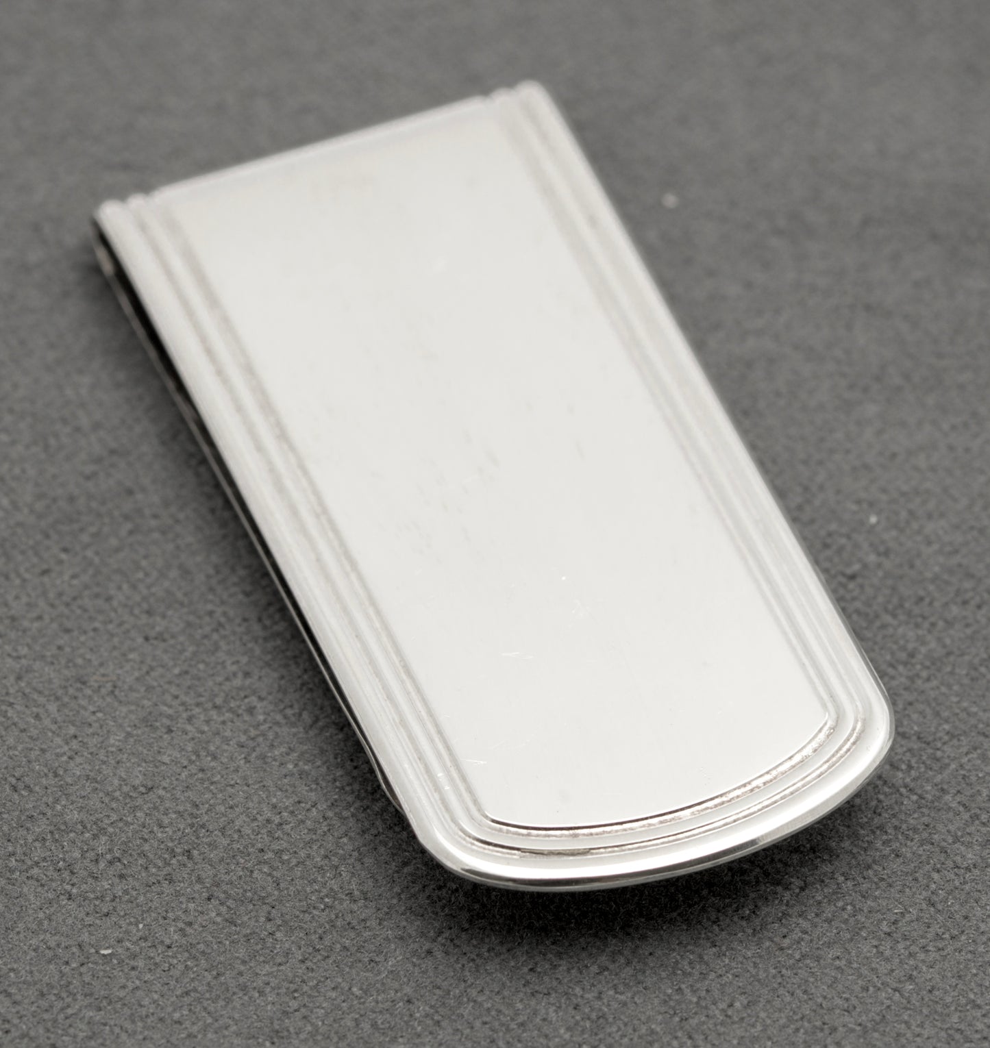 Vintage Sterling Silver Money Clip Hallmarked Birmingham 1996 (B2571)