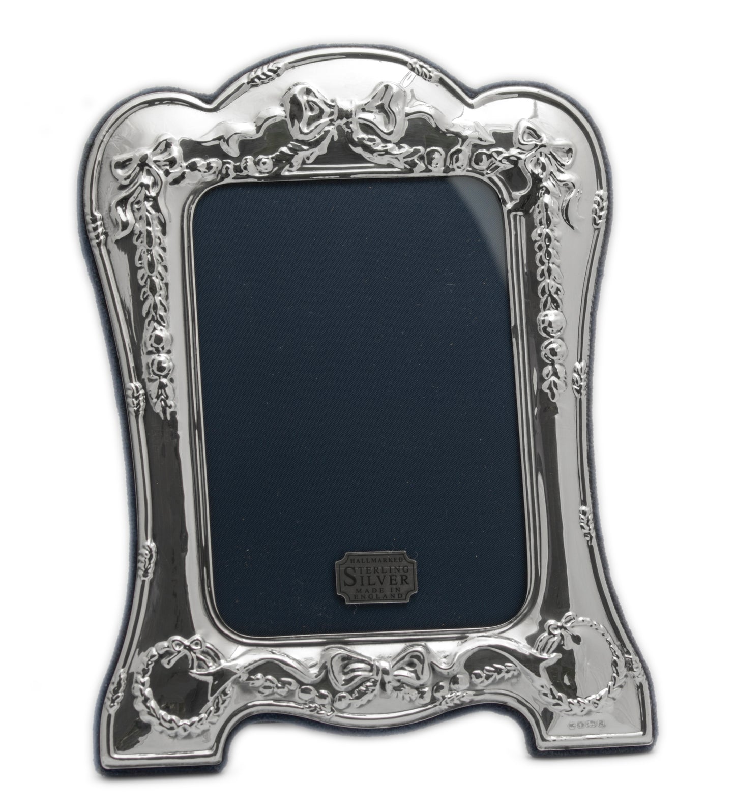 Vintage Sterling Silver Fronted Easel Back Photo Frame Carrs Of Sheffield (B2577)