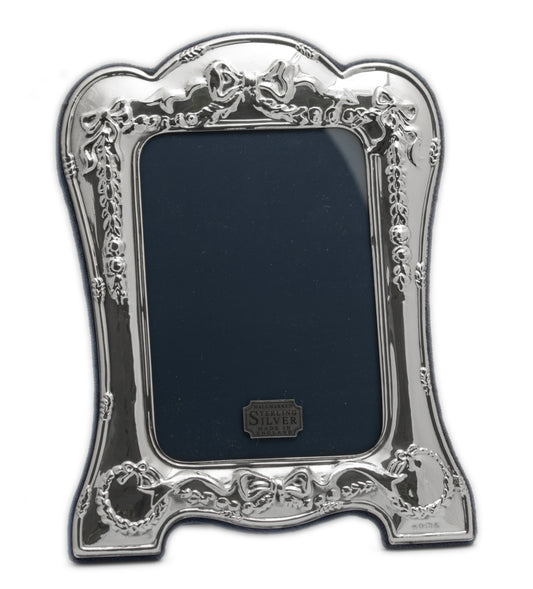 Vintage Sterling Silver Fronted Easel Back Photo Frame Carrs Of Sheffield (B2577)