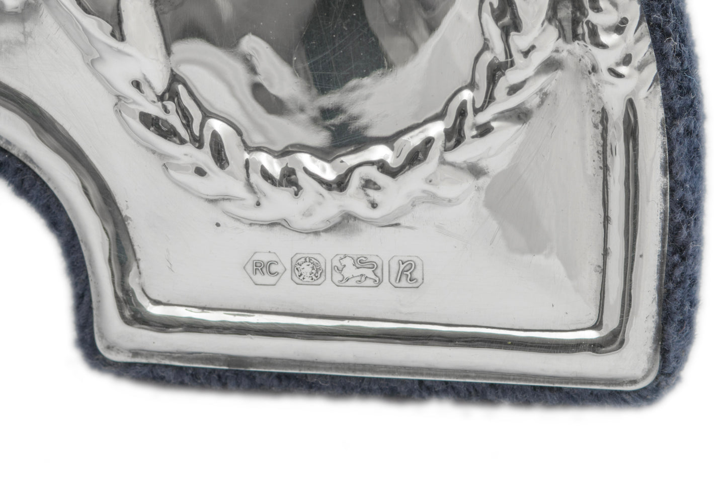 Vintage Sterling Silver Fronted Easel Back Photo Frame Carrs Of Sheffield (B2577)