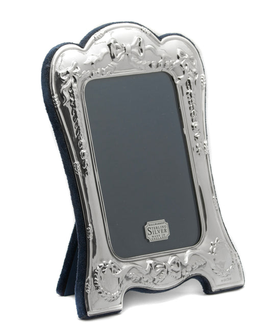 Vintage Sterling Silver Fronted Easel Back Photo Frame Carrs Of Sheffield (B2577)