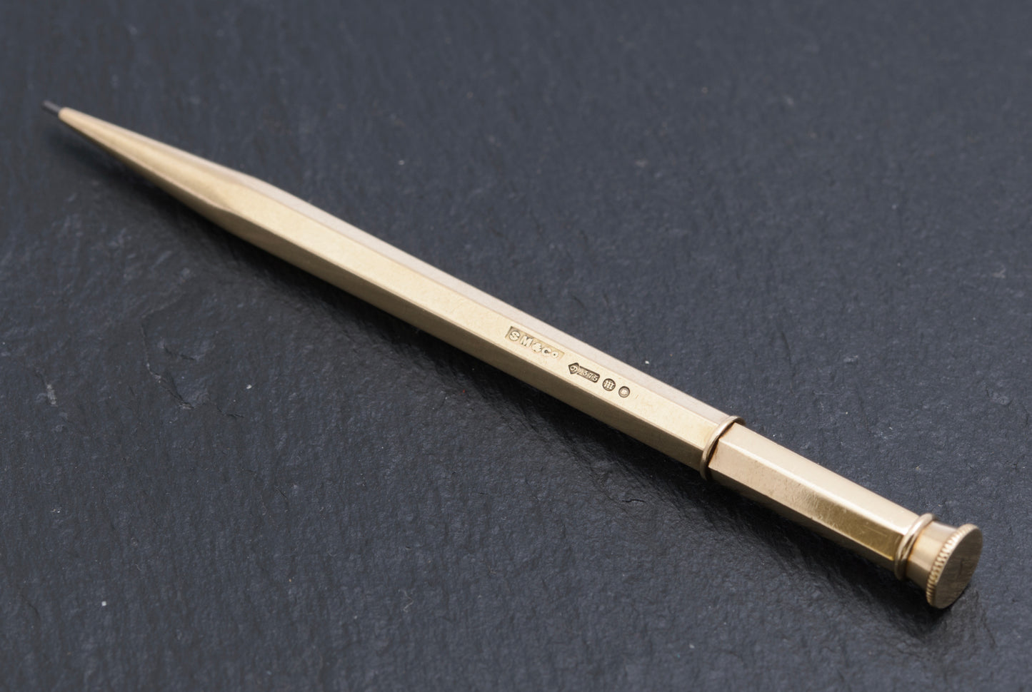 Antique Sampson Mordan Art Deco 9ct Gold Mechanical Propelling Pencil (B2589)