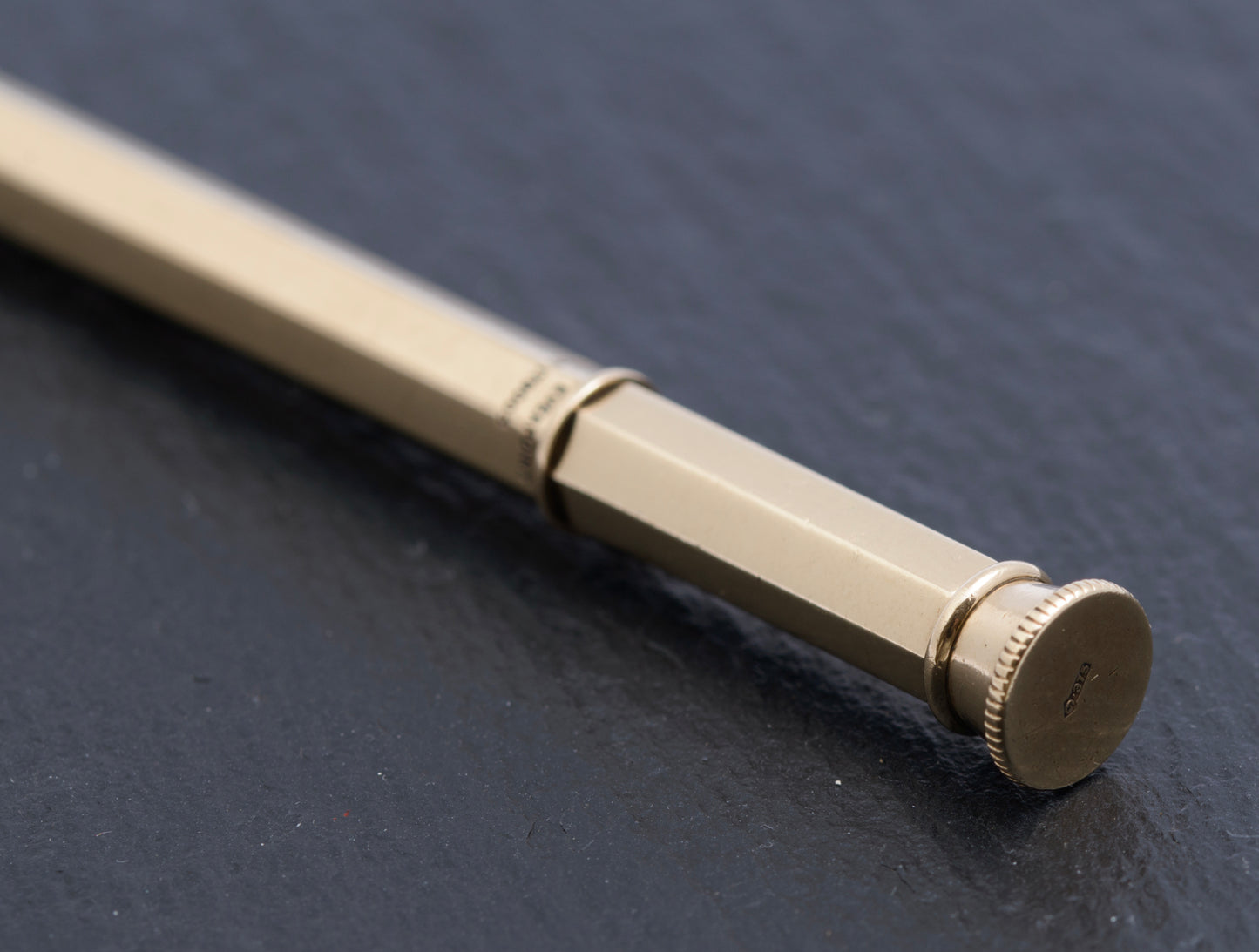 Antique Sampson Mordan Art Deco 9ct Gold Mechanical Propelling Pencil (B2589)