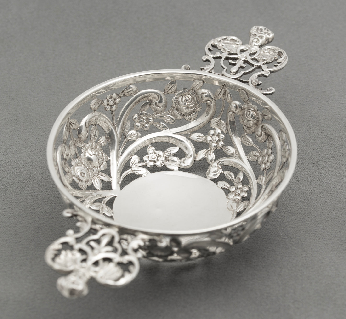 Antique William Comyns Sterling Silver Open Work Mint/Bonbon Dish (B2595)