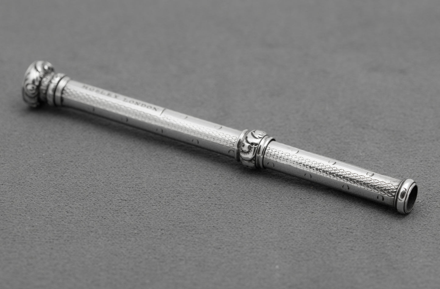 Antique Sterling Silver Richard Mosley Mechanical Propelling Pencil c.1840 (B2599)