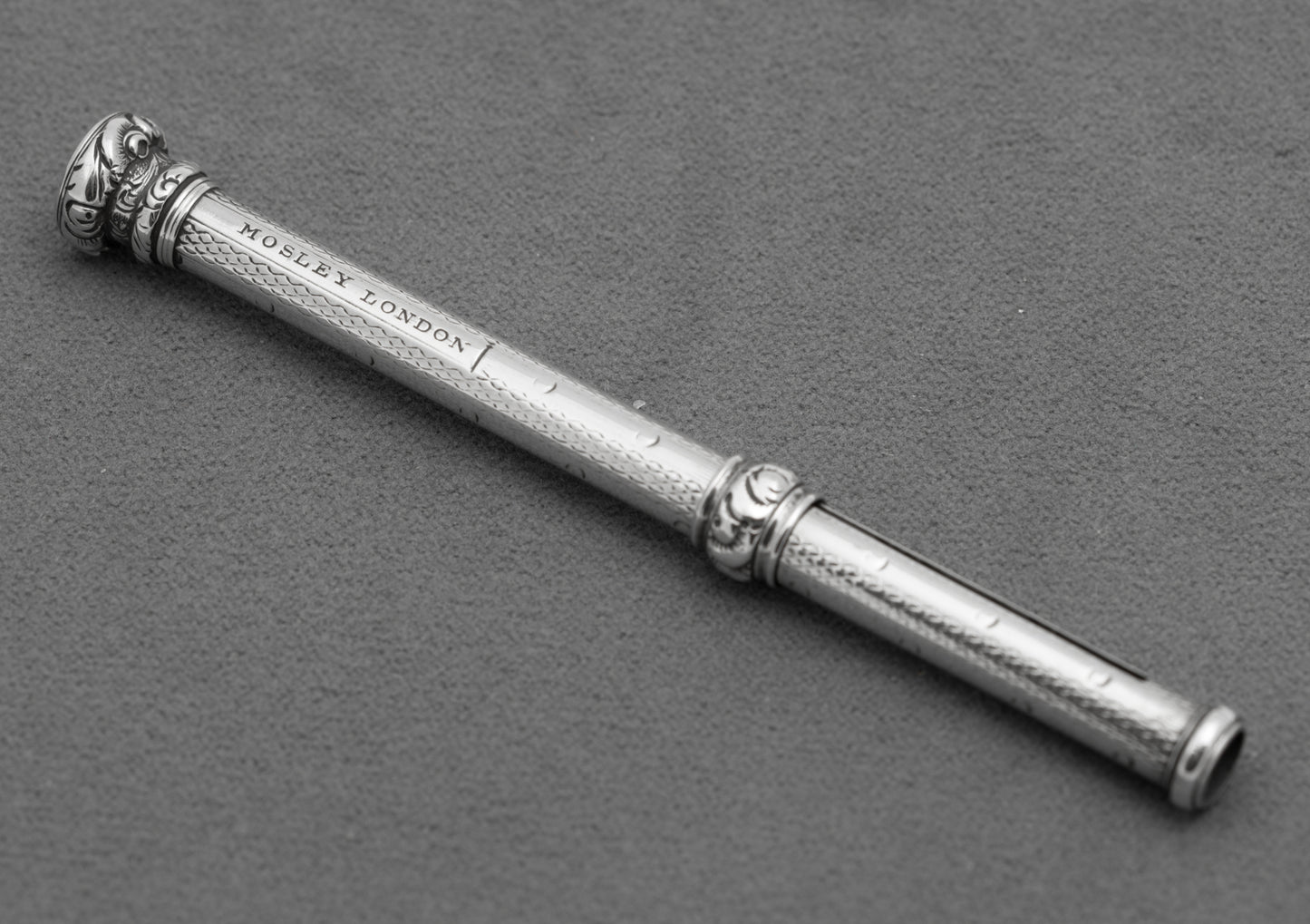 Antique Sterling Silver Richard Mosley Mechanical Propelling Pencil c.1840 (B2599)