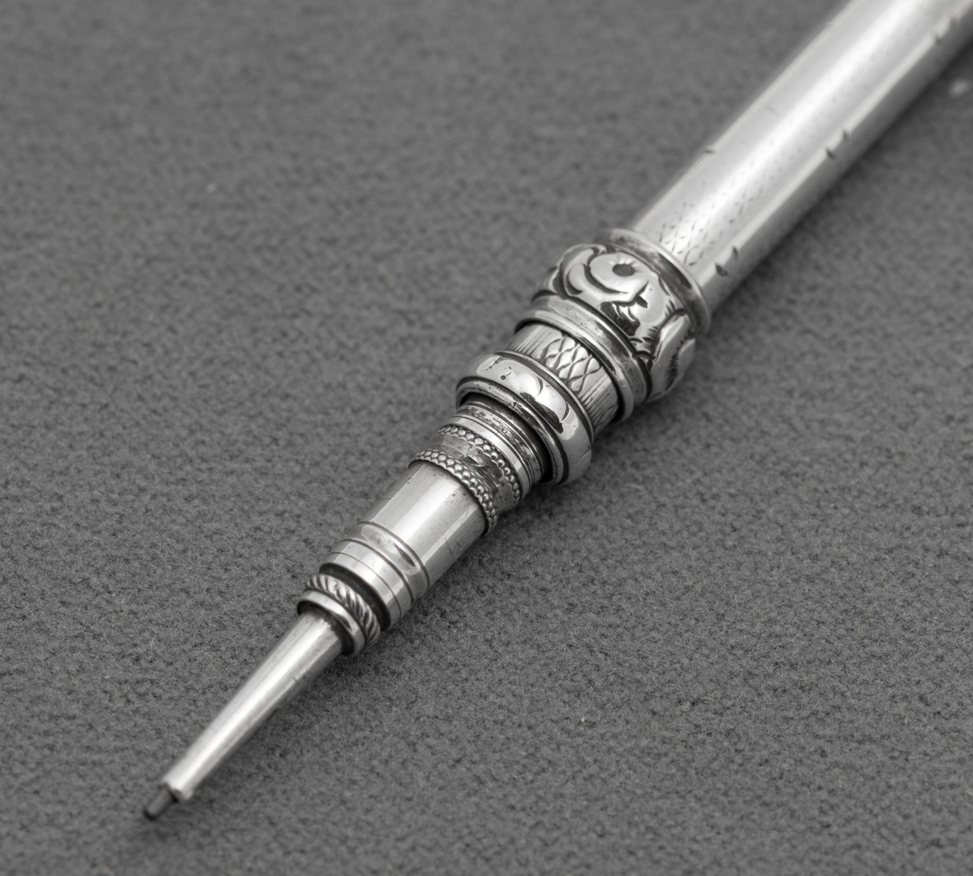 Antique Sterling Silver Richard Mosley Mechanical Propelling