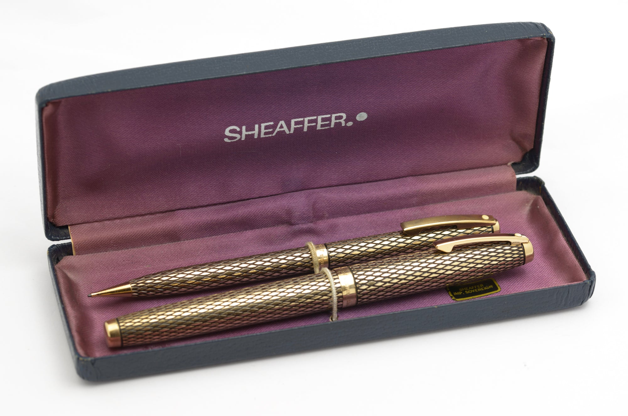 Sheaffer 14K Gold Filled Imperial Sovereign Fountain Pen & Pencil