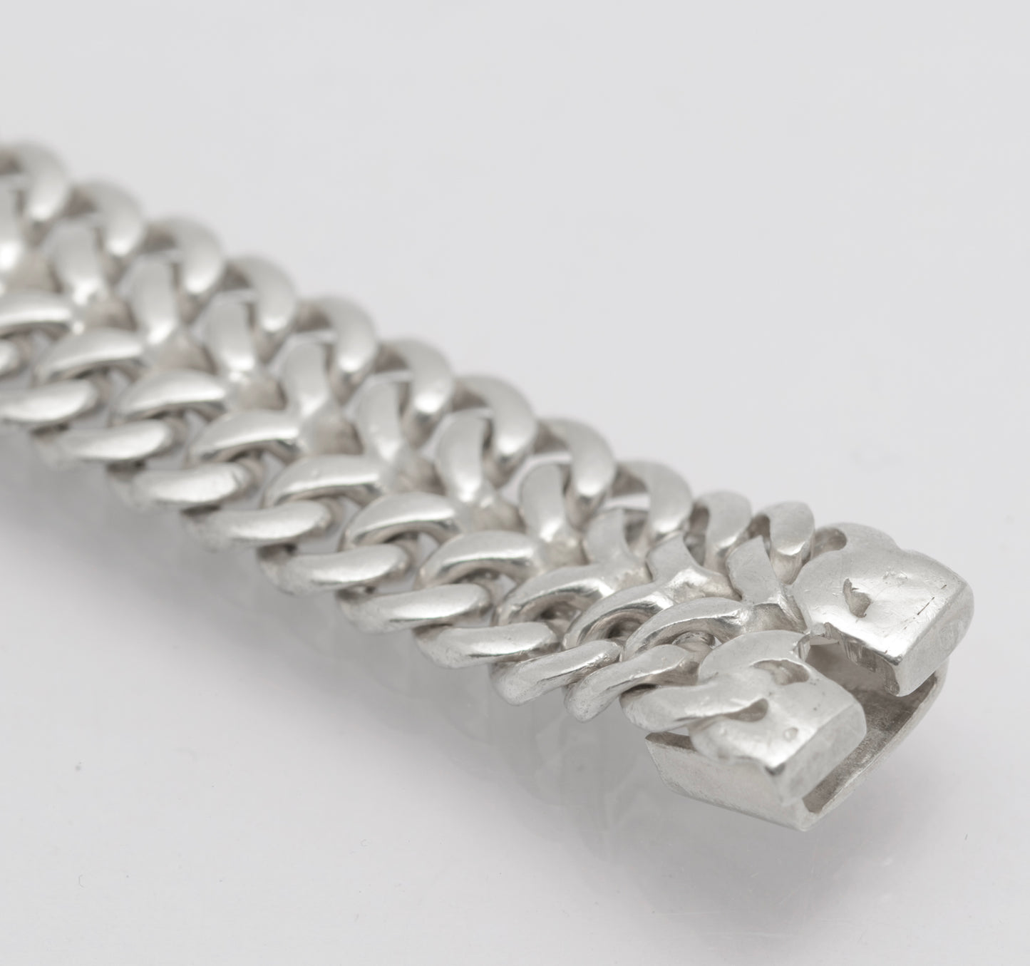 Vintage Heavy Sterling Silver Bracelet By Tianguis Jackson Scottish Hallmark (B2641)