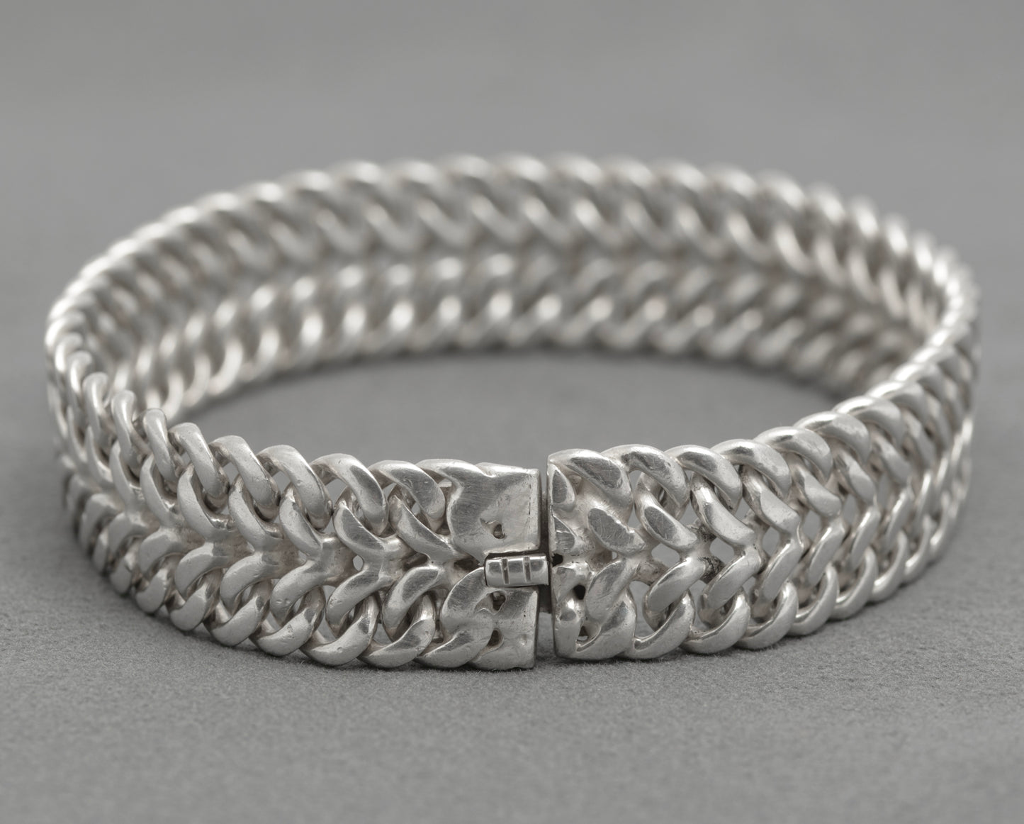 Vintage Heavy Sterling Silver Bracelet By Tianguis Jackson Scottish Hallmark (B2641)