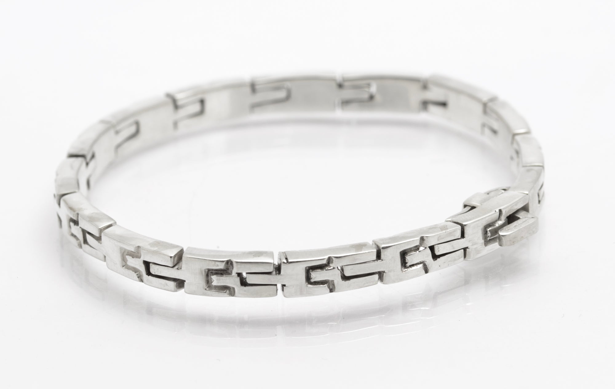 Vintage Sterling Silver Mexican Taxco Multi Link Bracelet Watch