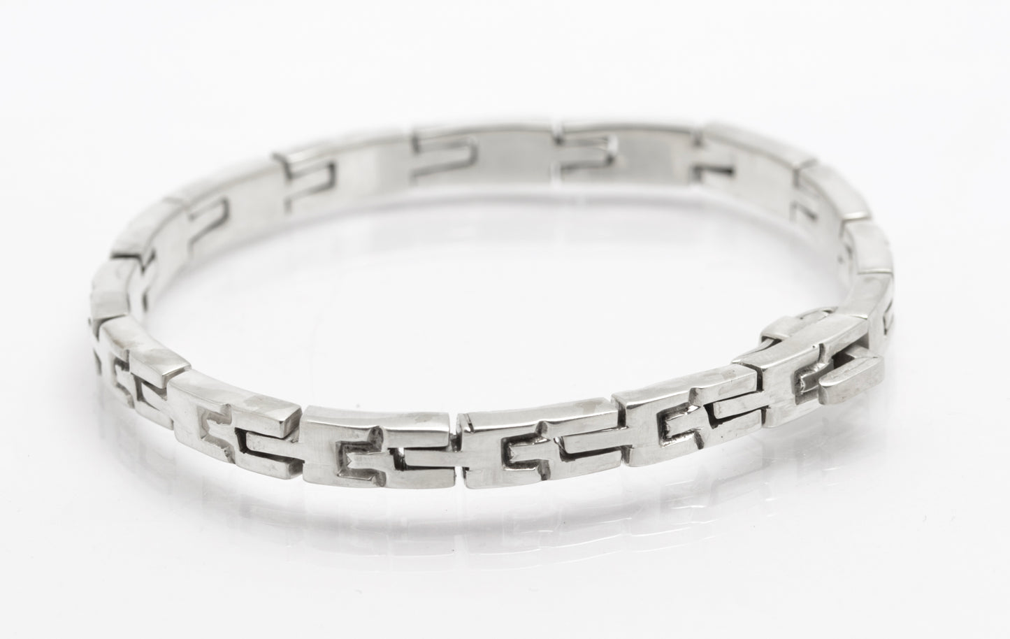 Vintage Sterling Silver Mexican Taxco Multi Link Bracelet Watch Strap Design (B2645)