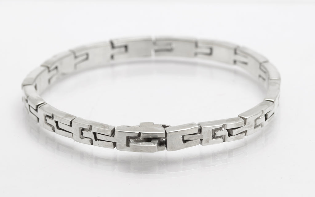 Vintage Sterling Silver Mexican Taxco Multi Link Bracelet Watch Strap Design (B2645)