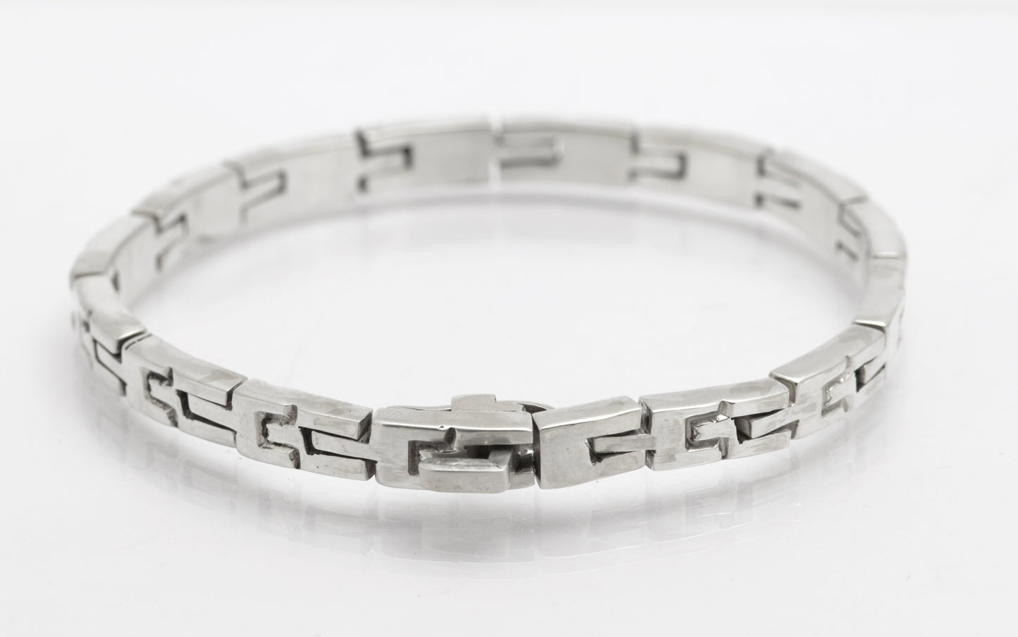 Vintage Sterling Silver Mexican Taxco Multi Link Bracelet Watch Strap Design (B2645)