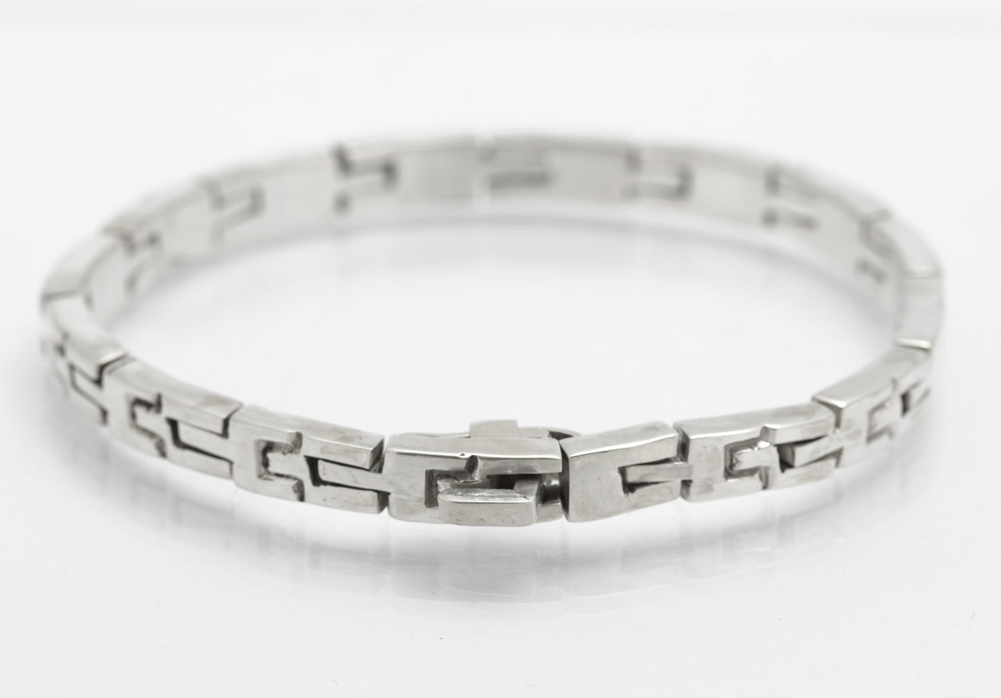 Vintage Sterling Silver Mexican Taxco Multi Link Bracelet Watch Strap Design (B2645)
