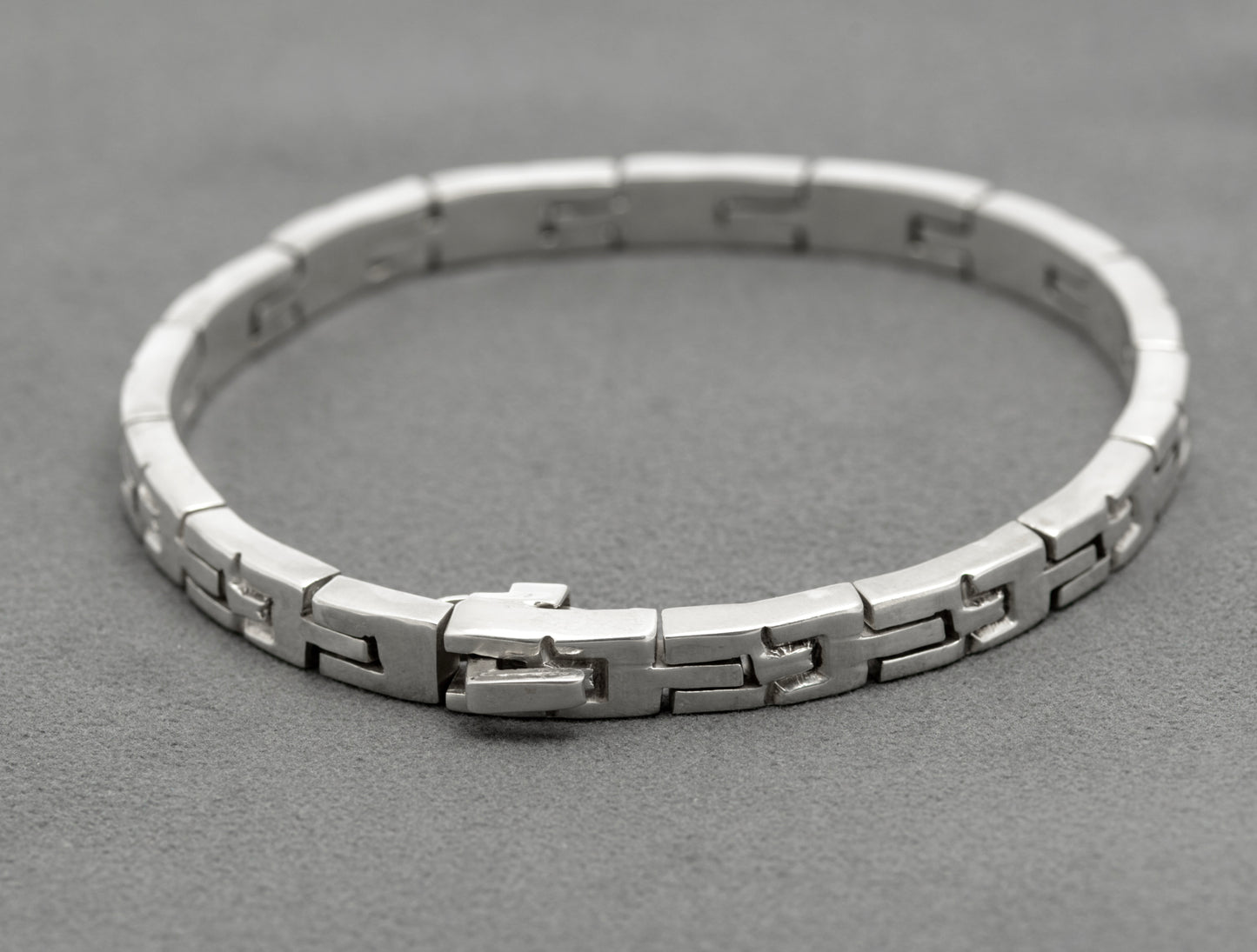 Vintage Sterling Silver Mexican Taxco Multi Link Bracelet Watch Strap Design (B2645)