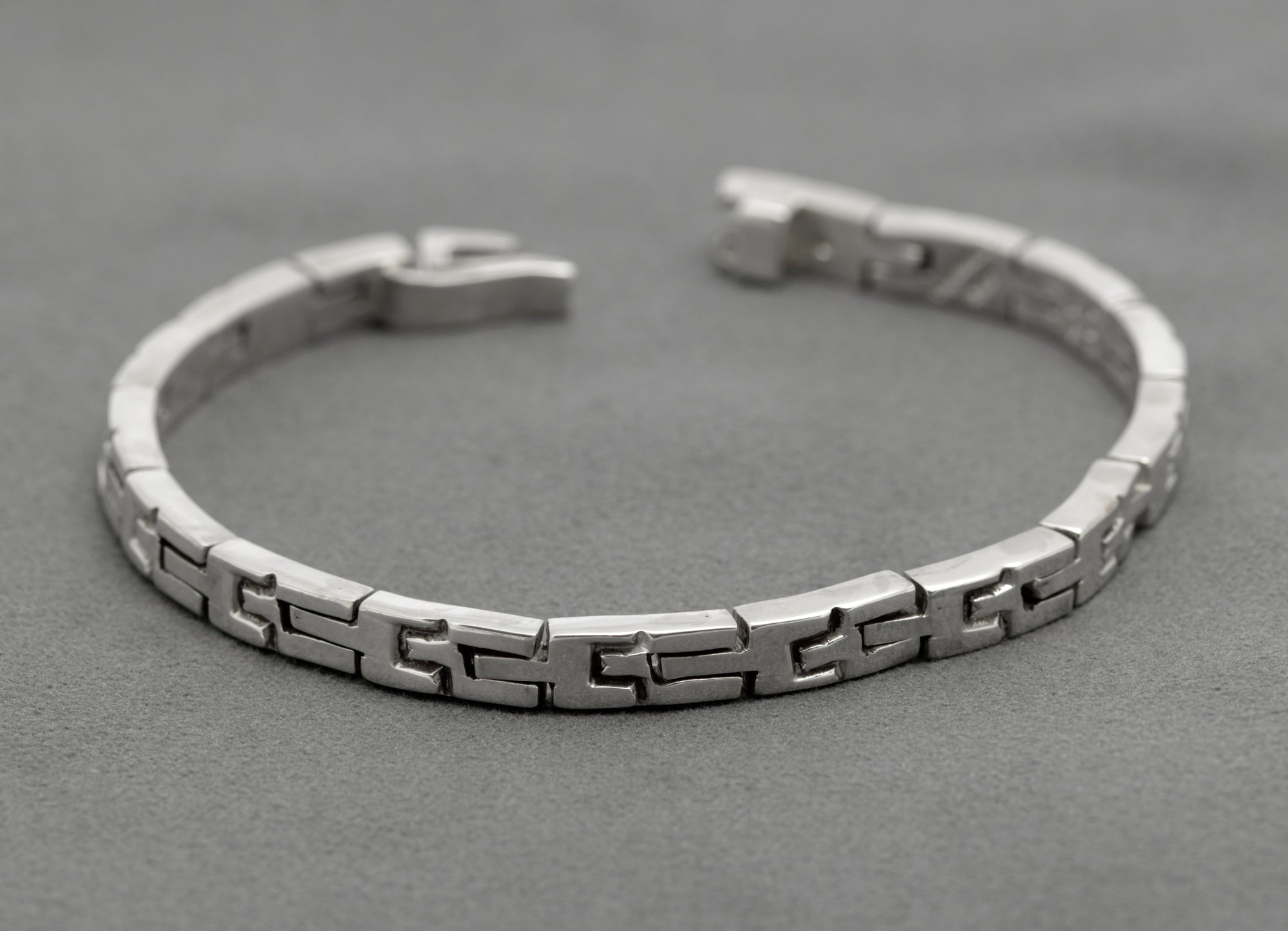 Vintage Sterling Silver Mexican Taxco Multi Link Bracelet Watch Strap Design (B2645)