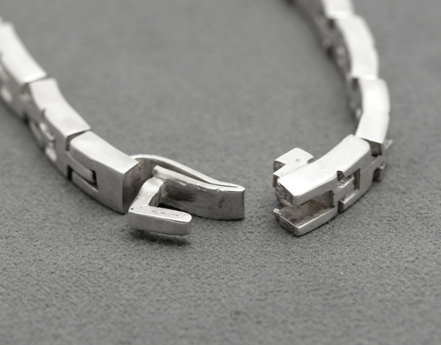 Vintage Sterling Silver Mexican Taxco Multi Link Bracelet Watch Strap Design (B2645)