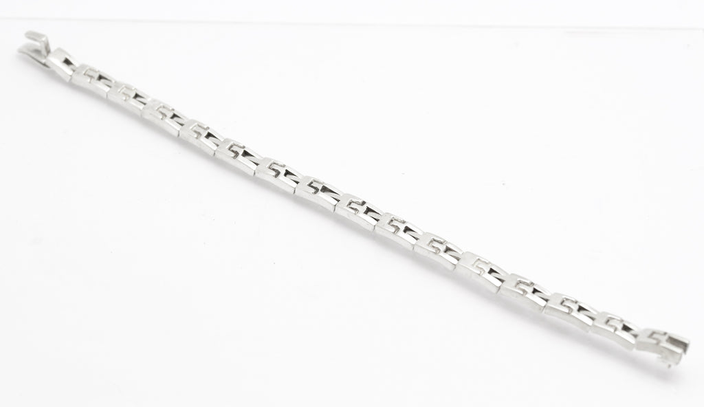 Vintage Sterling Silver Mexican Taxco Multi Link Bracelet Watch Strap Design (B2645)