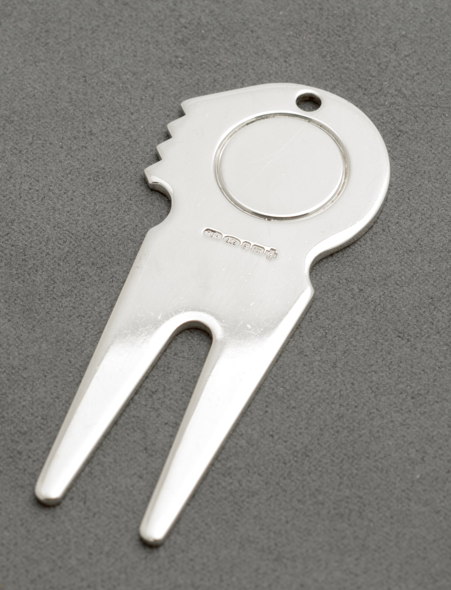Vintage Sterling Silver Golfers Golf Divot Tool With Millennium Hallmark (C2684)