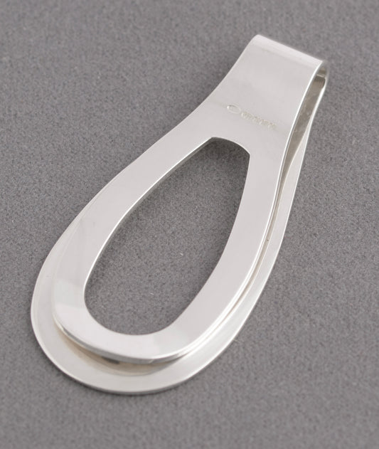 Sterling Silver Open Loop Money Clip by W I Broadway Hallmarked 2005 (C2754)